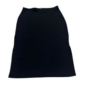 Vol 1 Black Vintage Side Slits Mini Skirt Women's Size Large | 62-39-2